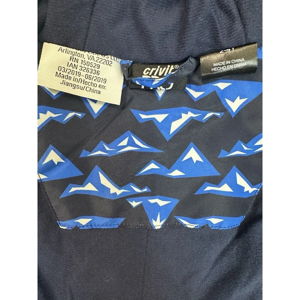 Crivit Pro Boys Performance Ski Jacket Size 2-4